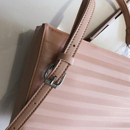 PU Faux Leather Candy Colors  Cute Crossbody Bag