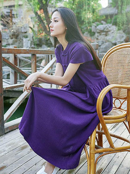 Original Vintage Frog Solid Dress