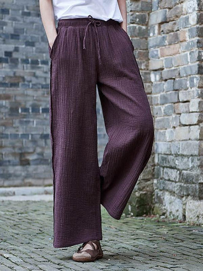 Casual Linen Yoga Pants