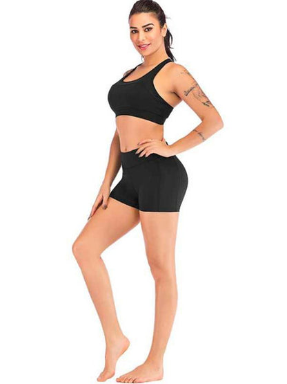 Sports Elastic  Lift The Hips Shorts
