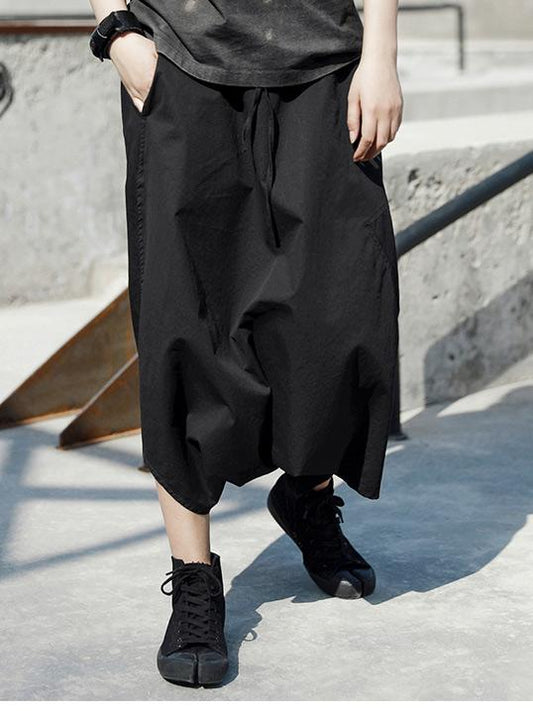 Super Loose Black Harem Pants
