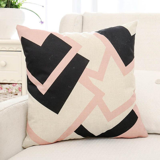Geometric Printed Pillow Case