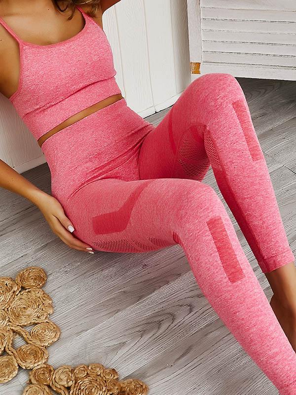 Seamless Tank&Fitness Leggings Suits