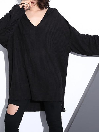 Casual Knitting Light Hoodies