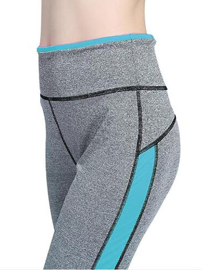 High Waist Paneled Yoga Leggings