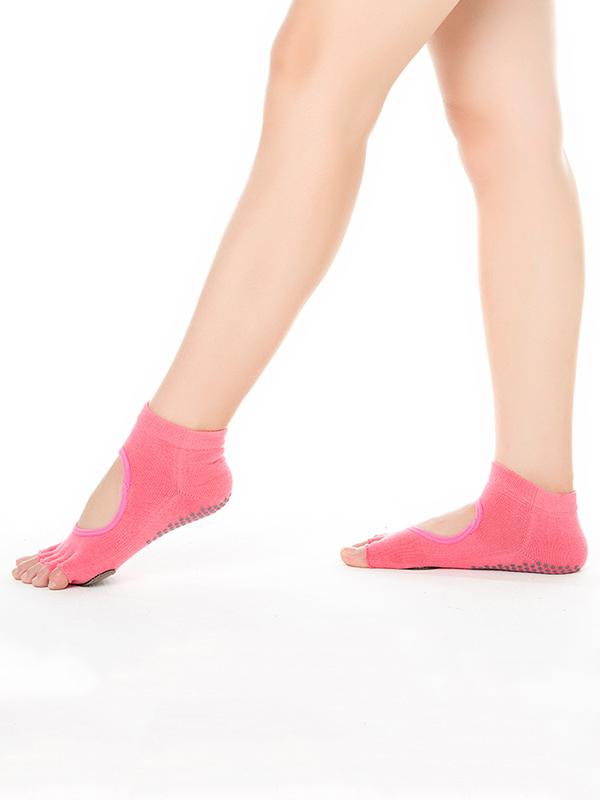 Open-backed Five-finger Yoga Socks