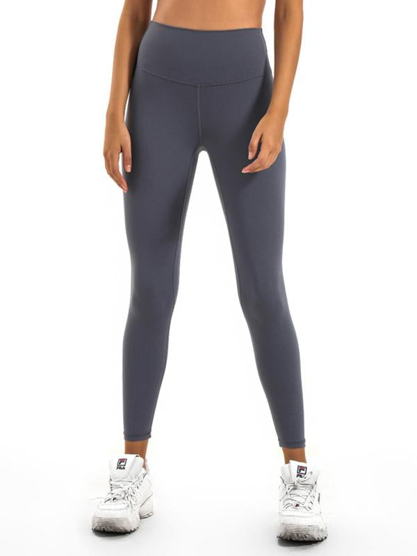 Wrap Solid High Waist Elastic Force Sports Leggings