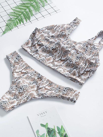Snakeskin Sexy Bikinis Swimwear