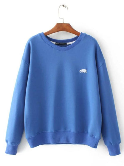 Bear Printed Casual Sweatshirts