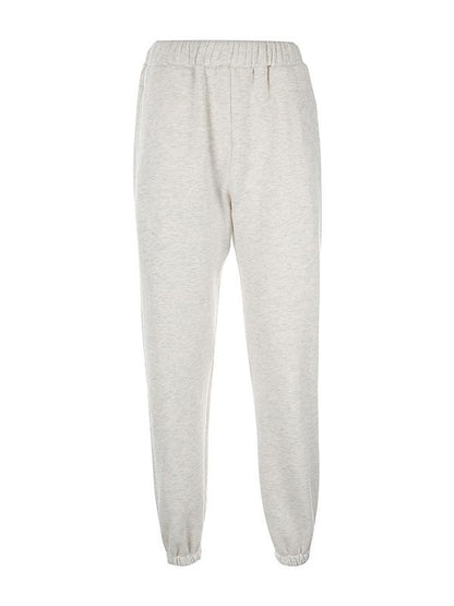 Simple Solid Color Athletic Pants