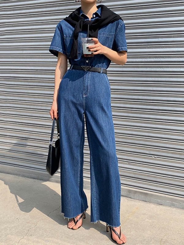 Original Blue Empire Wide-Leg Jean Pants