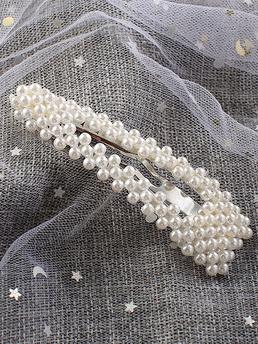 Faux Pearl Hair Clip
