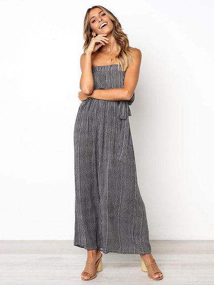 Sexy Strapless Bandage Jumpsuits