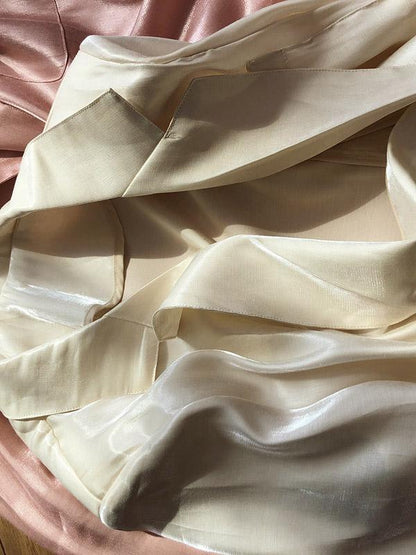 Original Solid Silk Suit Outwear