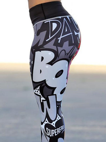 Printed  Yoga&Gym Leggings