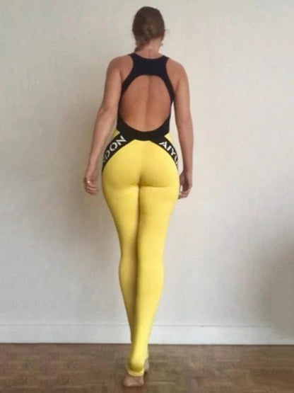 Split-Joint Yoga Jumpsuits