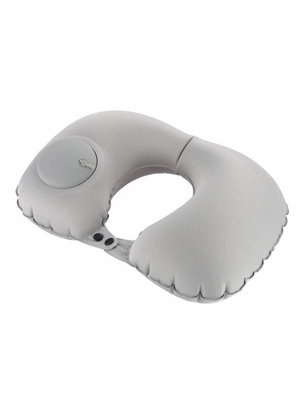 Travel Press Type Portable Inflatable U-Shaped Pillow Accessories