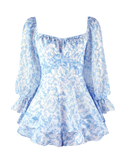 Fashion Multi-Colored Floral Printed Rompers