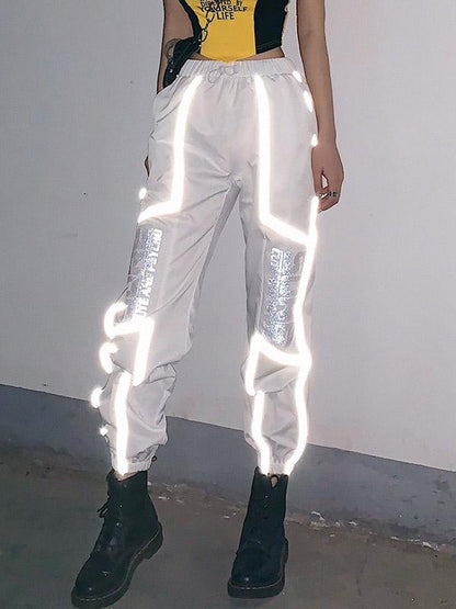 Fashion Letters Print Harem Casual Pants