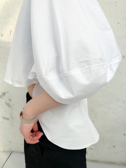 Solid Cropped Half-short Shirt