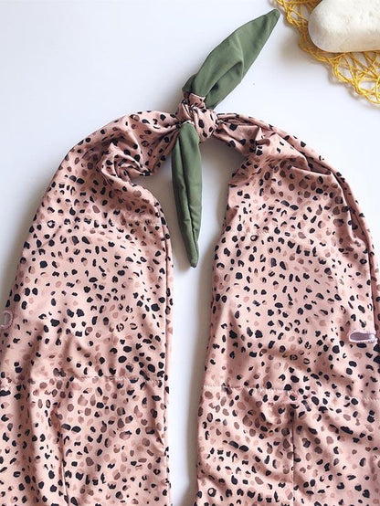 Polka-Dot Bandage One-Piece Swimwear