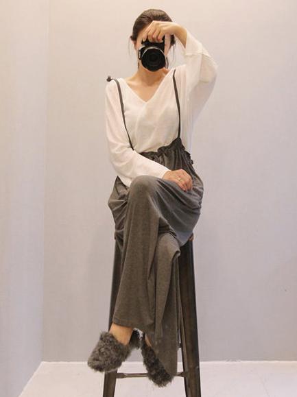 Loose Plus Size Empire Solid Jumpsuits