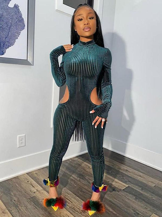 Solid Wrap Yoga&Gym Jumpsuits