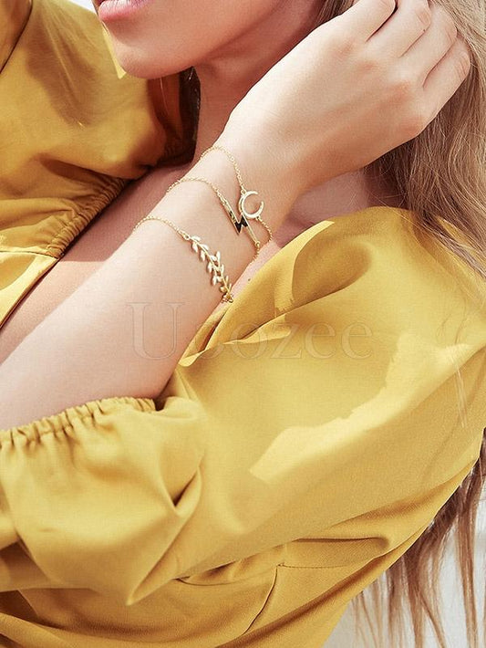 Original Moon Leaf Lightning Style Bracelet