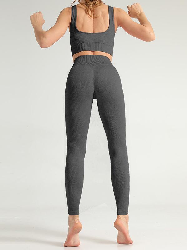 Sexy Wrap Quick Dry Sports Bra Yoga Suits