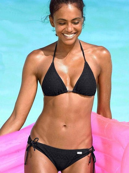 Sexy Triangle Hater-neck Bikinis Swimwear