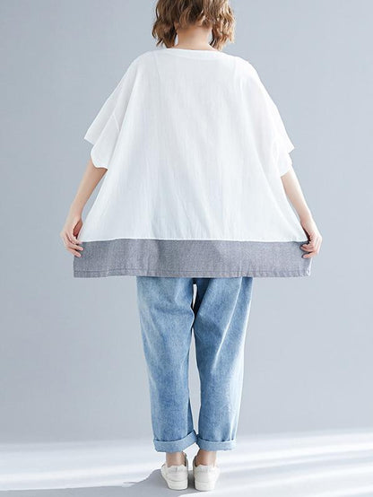 Loose Urban Casual Print Short T-Shirt