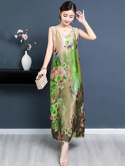 National Style Super Loose Long Dress