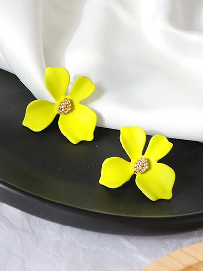 Colorful Flower Earrings