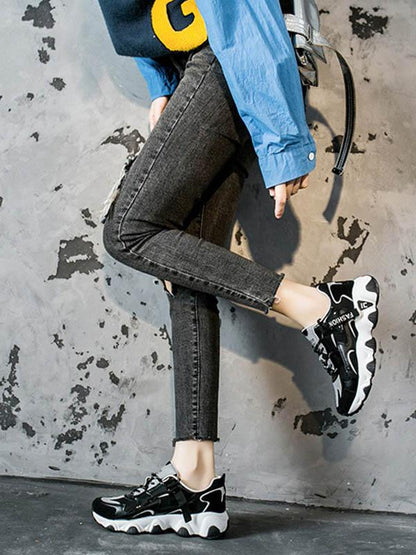 Ins Breathable Mesh Bandage Casual Shoes