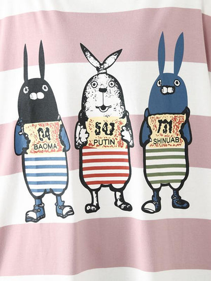 Summer Loose Oversize Striped Dress
