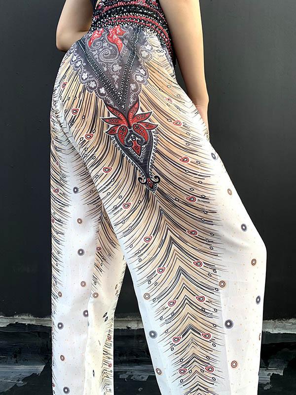 Fashion Street Casual  Printed Bloomers Pants