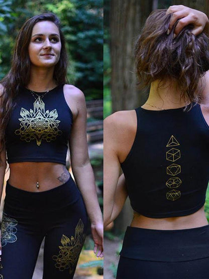 Sexy Printed Sleeveless Vest Top