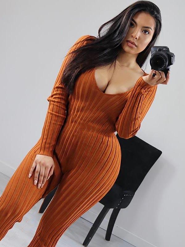 Sexy Solid Yoga Jumpsuits