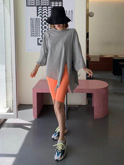 High Waist Casual Wrap Shorts