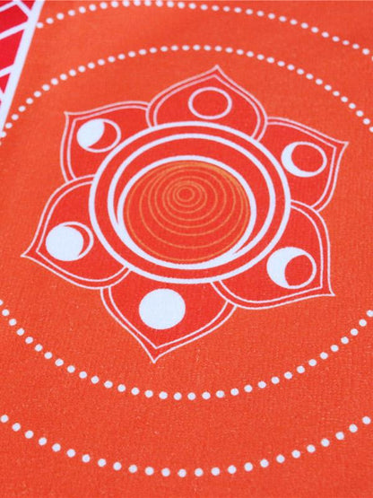 Square Beautiful Rainbow Beach Mat