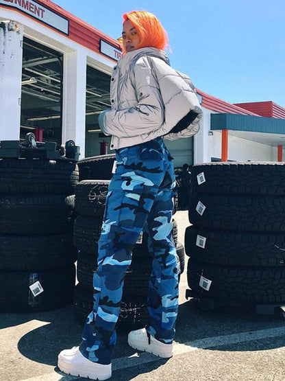 Casual Solid Padded Warm Outwears