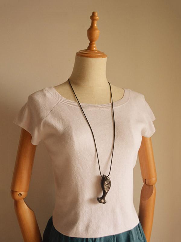 Vintage Fish Pattern Necklace