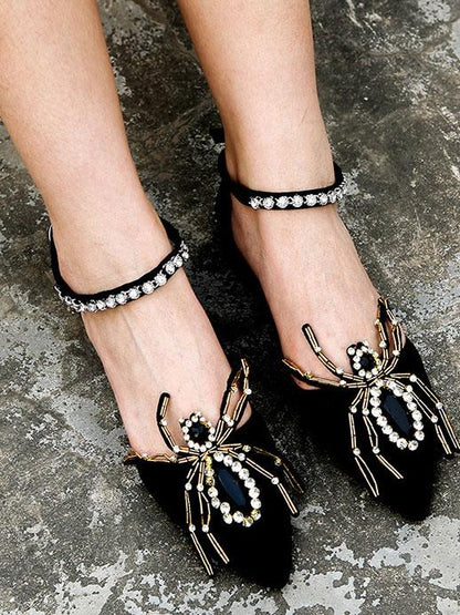 Spider Pattern DIY Shoes Decoration