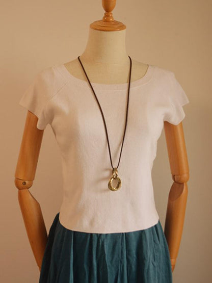 Retro Multilayer Circle Necklace