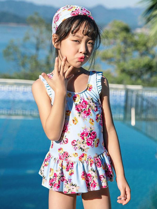 AONIHUA Lovely Bowknot Princess Swimwear