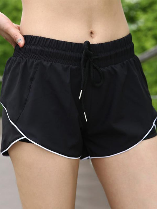 Insert Cloth Printed Sports Shorts