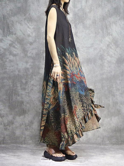 Original Split-joint Oversize Long Dress