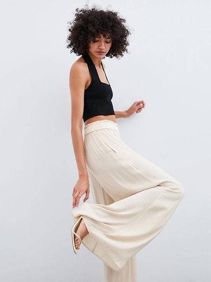 Elasticity Waist Casual Pants Bottom