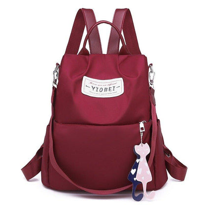 Women Waterproof Oxford Backpack Version Anti-theft Travel Bag