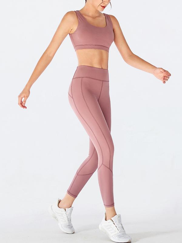 Sexy Solid Quick Dry Yoga Suits